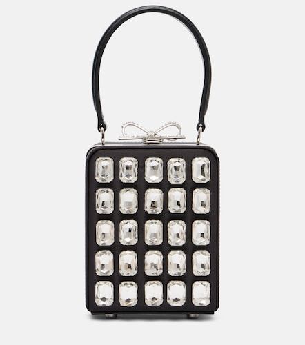 Micro crystal-embellished box bag - Self-Portrait - Modalova