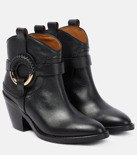 Hana leather cowboy boots - See By Chloe - Modalova
