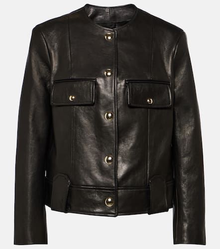 Laybin cropped leather jacket - Khaite - Modalova