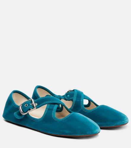 Alaïa Ballerinas aus Samt - Alaia - Modalova