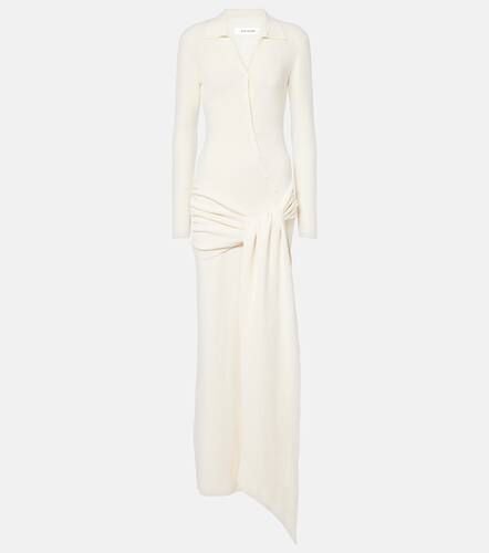 Saros draped cotton-blend maxi dress - Aya Muse - Modalova