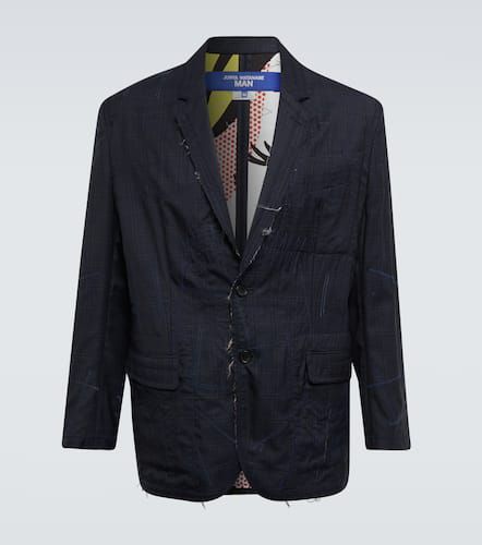 Distressed wool and silk blazer - Junya Watanabe - Modalova