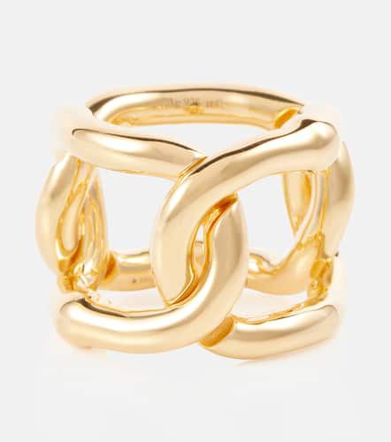 Anello Chains in argento bagnato in oro 18kt - Bottega Veneta - Modalova