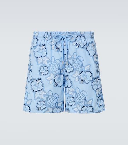 Hibiscus embroidered swim trunks - Vilebrequin - Modalova