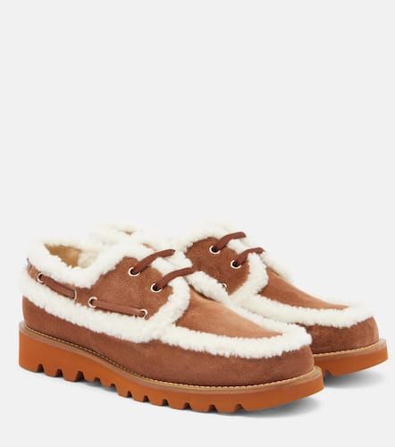 Palm Avenue suede boat shoes - Valentino Garavani - Modalova