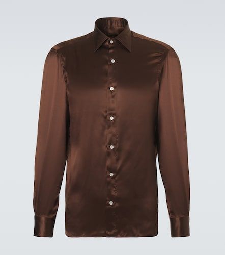 Rubinacci Camicia in raso di seta - Rubinacci - Modalova