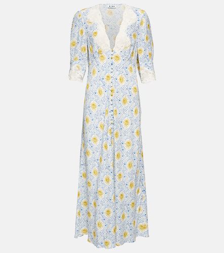 Simone lace-trimmed printed midi dress - Rixo - Modalova