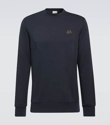 Cotton-blend jersey sweatshirt - Moncler - Modalova