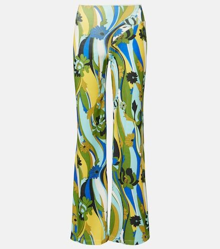 Acidic floral jersey wide-leg pants - Christopher Esber - Modalova