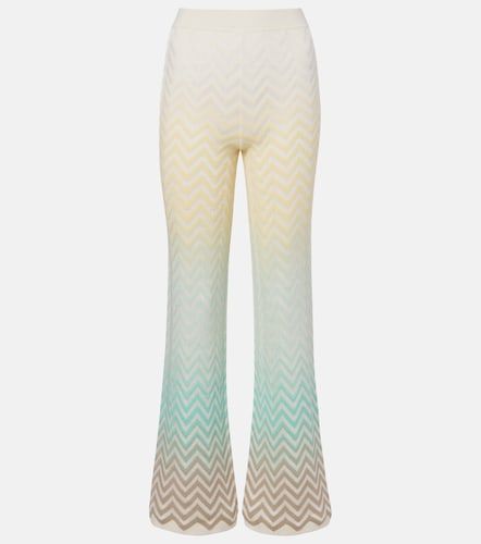 Zigzag cotton-blend flared pants - Missoni - Modalova