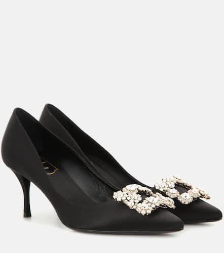 Embellished satin pumps - Roger Vivier - Modalova