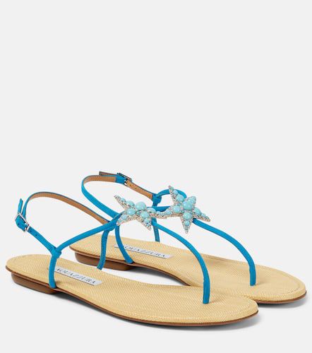 Sandali infradito Seastar in suede - Aquazzura - Modalova