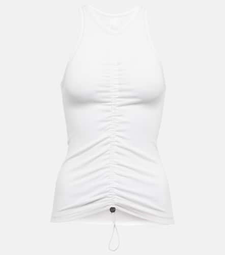 Drawstring ruched cotton jersey top - Dion Lee - Modalova