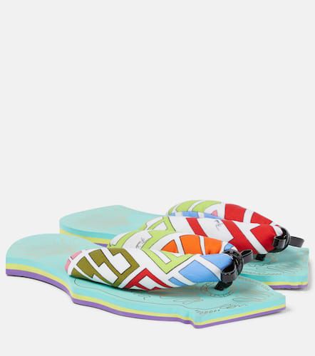 Fish-shaped flat thong sandals - Pucci - Modalova