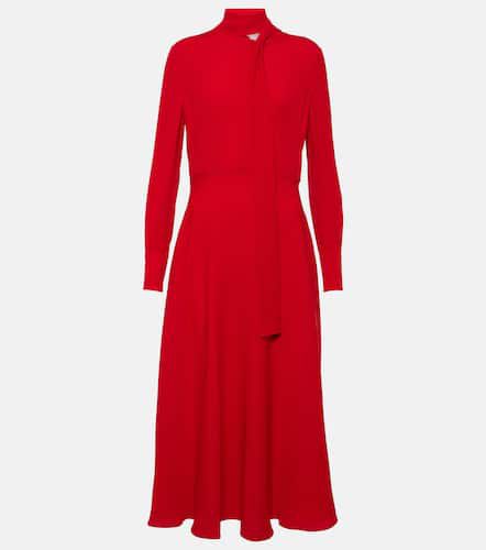 Valentino Tie-neck silk midi dress - Valentino - Modalova