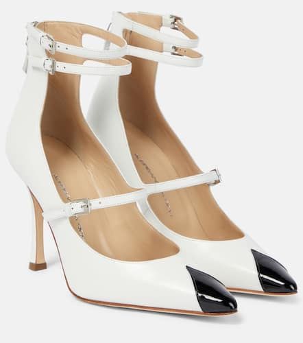 Paneled leather pumps - Alessandra Rich - Modalova