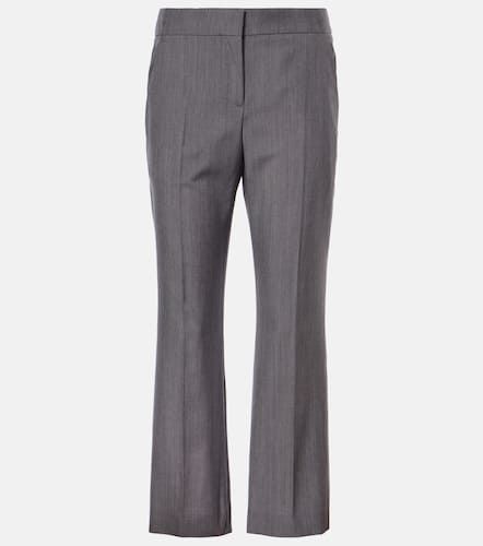 Pantalones flared de tiro alto - Alexander McQueen - Modalova