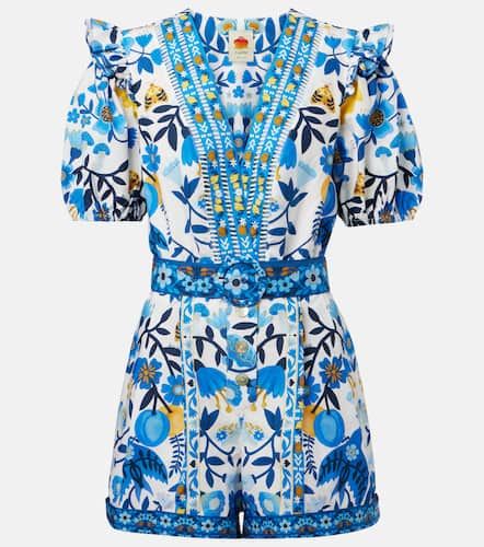 Farm Rio Printed cotton jumpsuit - Farm Rio - Modalova