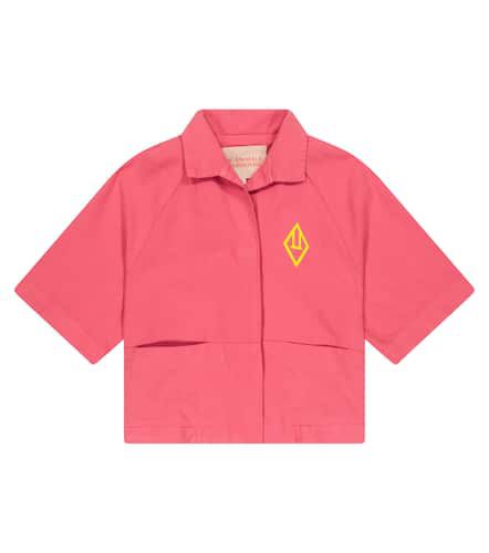 Camisa Lion de algodón y lino con logo - The Animals Observatory - Modalova