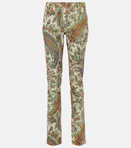 Etro Paisley mid-rise slim jeans - Etro - Modalova