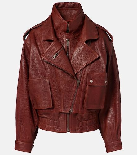 Aneli leather bomber jacket - Isabel Marant - Modalova
