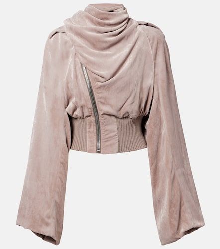 Chaqueta bomber Scarf Flight de chenilla - Rick Owens - Modalova