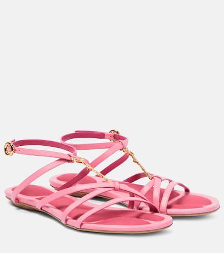 Les Sandales Pralu Plates leather sandals - Jacquemus - Modalova