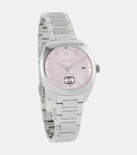 Uhr Interlocking G mit Diamanten - Gucci - Modalova