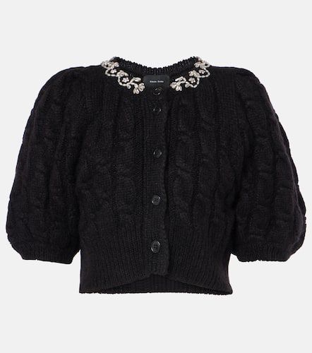 Cardigan cropped con cristalli - Simone Rocha - Modalova