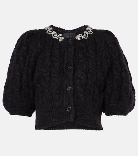 Verzierter Cropped-Cardigan aus Wolle - Simone Rocha - Modalova