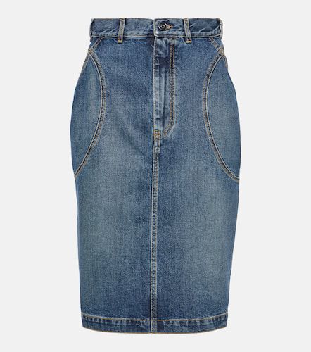 Alaïa Falda tubo de denim - Alaia - Modalova