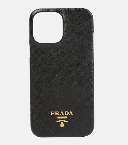 IPhone 13 Pro Max leather case - Prada - Modalova