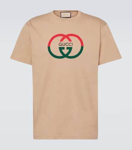 Interlocking G cotton jersey T-shirt - Gucci - Modalova