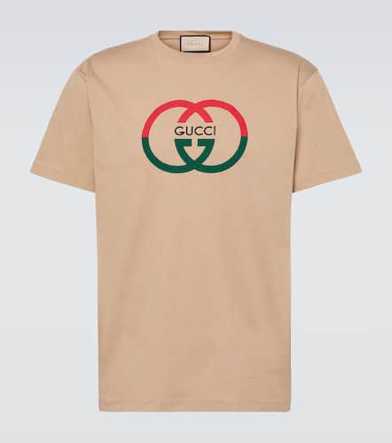 T-shirt Interlocking G in jersey di cotone - Gucci - Modalova