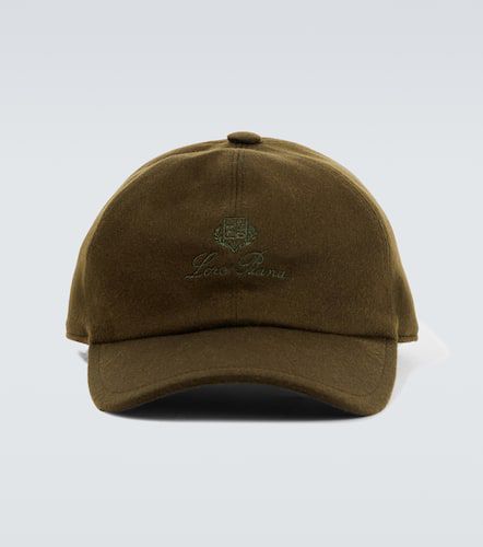 Logo cashmere velvet baseball cap - Loro Piana - Modalova