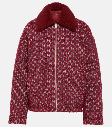 Chaqueta bomber de bouclé con GG Shadow - Gucci - Modalova