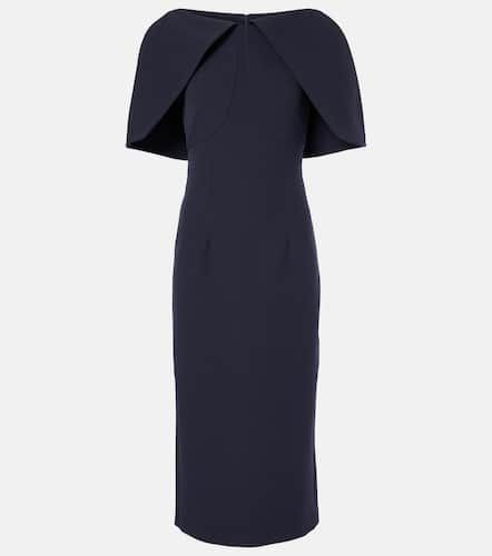 Barb draped crÃªpe midi dress - Safiyaa - Modalova