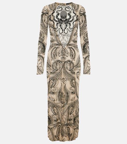 Etro Vestido midi de tul estampado - Etro - Modalova