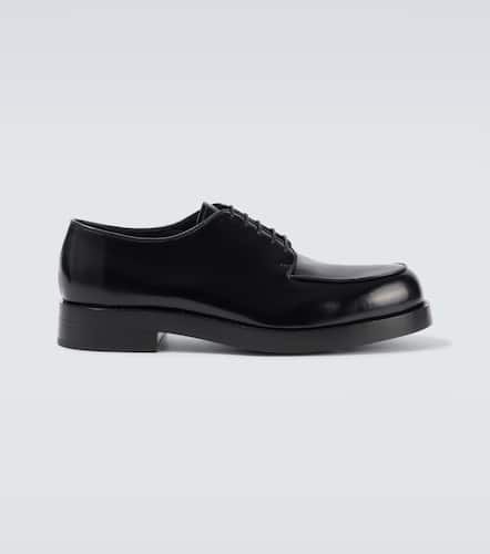 Prada Brushed leather Derby shoes - Prada - Modalova