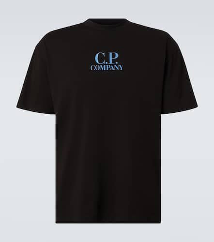 T-shirt in jersey di cotone con logo - C.P. Company - Modalova