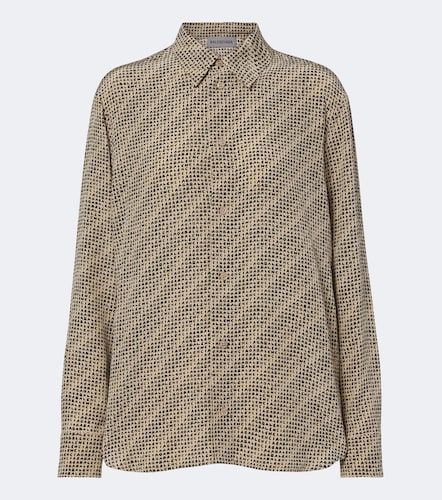 Camicia in seta con stampa - Balenciaga - Modalova
