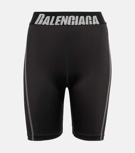 Shorts ciclistas con logo - Balenciaga - Modalova