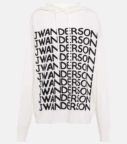 JW Anderson Logo wool hoodie - JW Anderson - Modalova