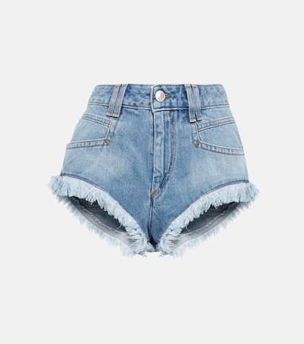 Shorts Eneidao en denim con flecos - Marant Etoile - Modalova