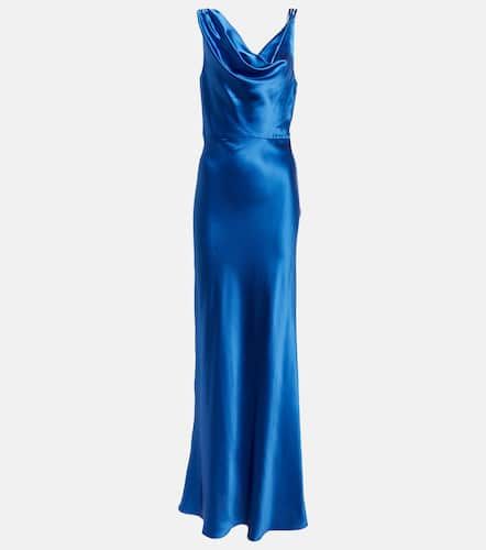 Robe longue Sanderson en satin - Veronica Beard - Modalova