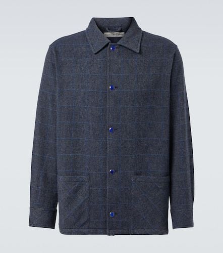 Checked cashmere overshirt - God's True Cashmere - Modalova