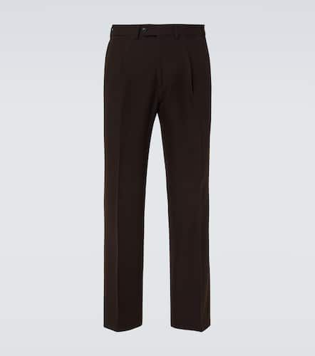 Pantalon droit Amo en laine - Saman Amel - Modalova