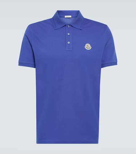 Moncler Polo in cotone con logo - Moncler - Modalova