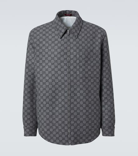 Gucci GG flannel overshirt - Gucci - Modalova