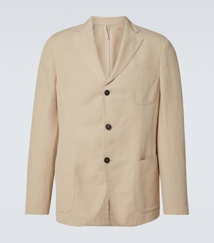 Blazer aus Leinen und Baumwolle - Incotex - Modalova